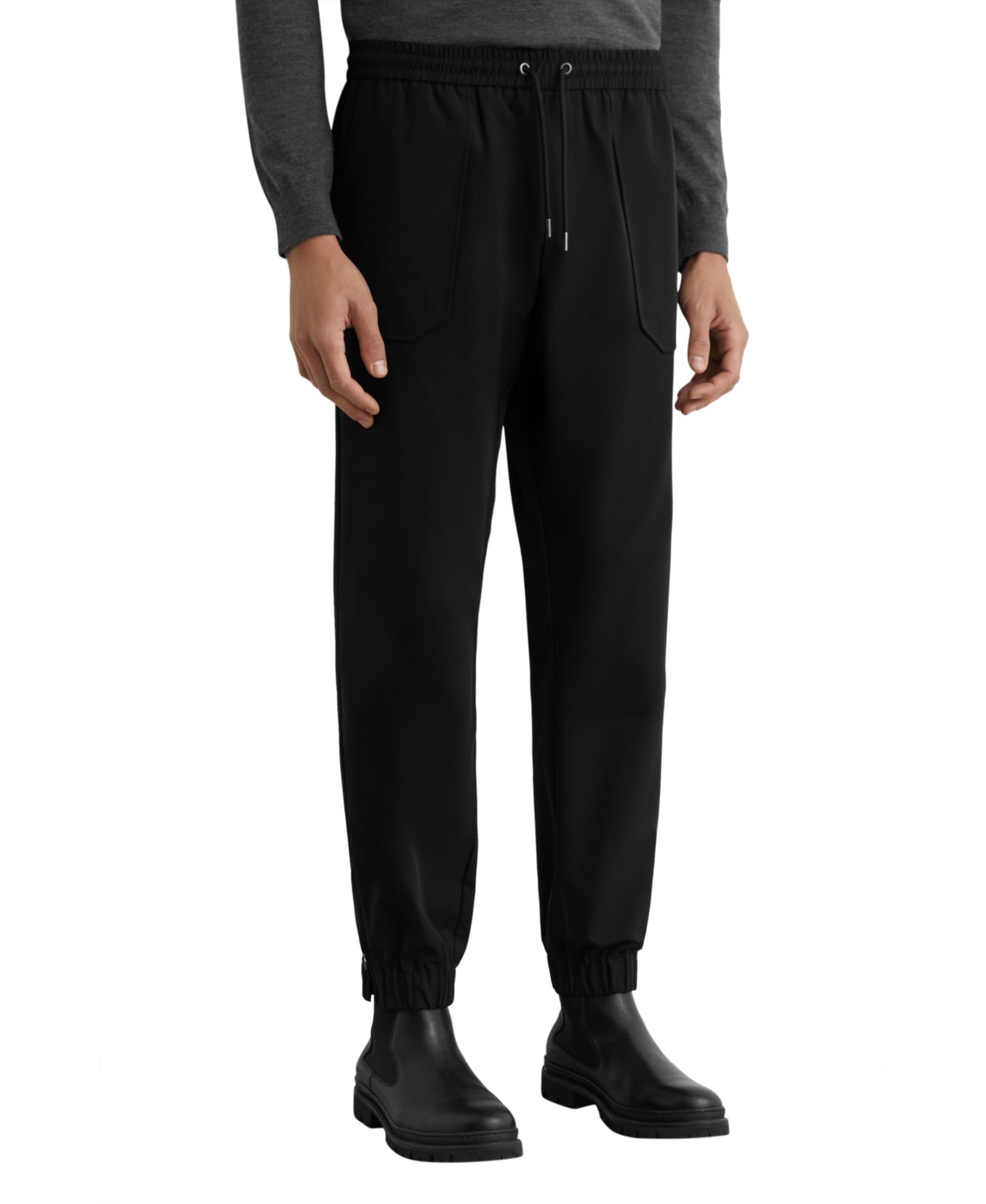 REISS Men's Ascend Technical Cuffed Drawstring Pants