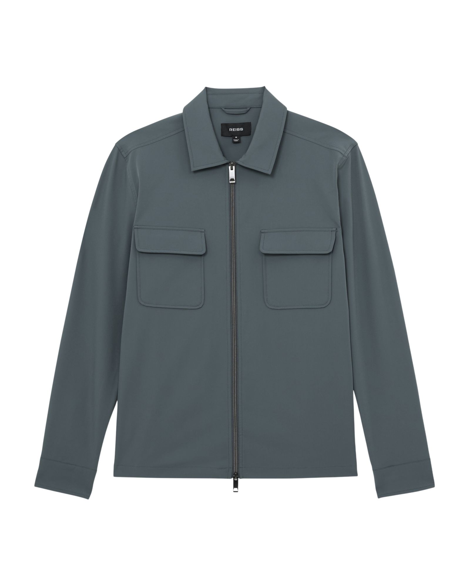 REISS Men's Ascend Technical Zip-Through Overshirt