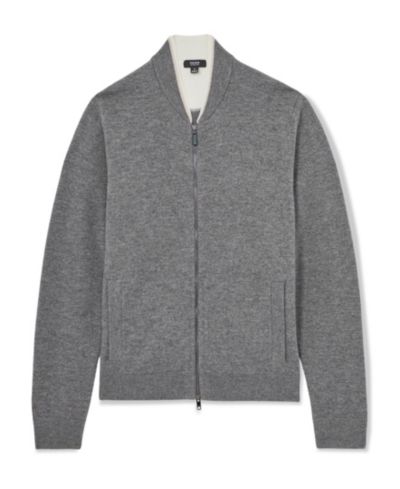Мужской кардиган REISS Clifford Merino-Wool Zipped Bomber