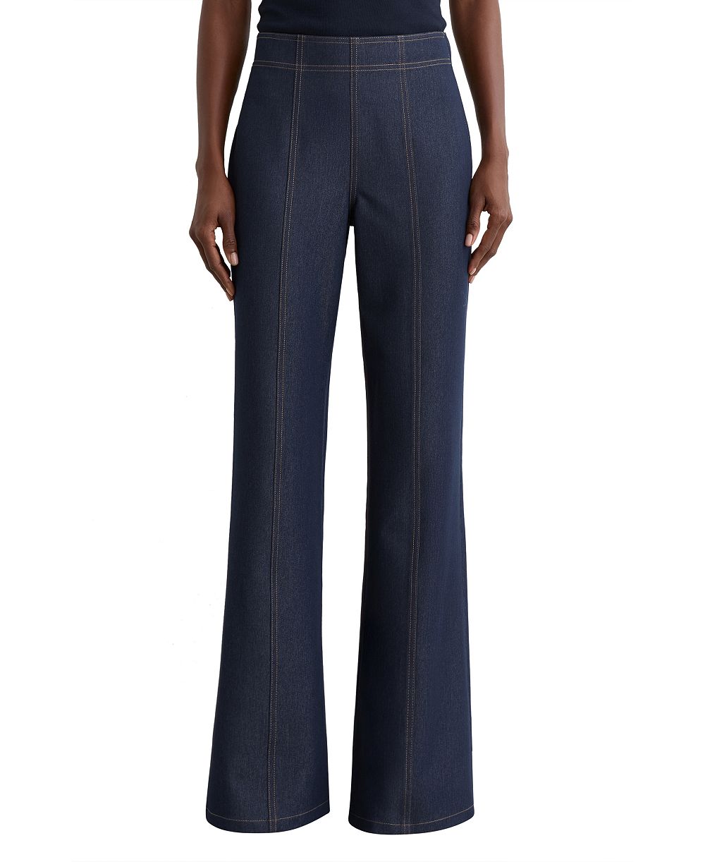 REISS Women's Edie Flare Leg Jeans