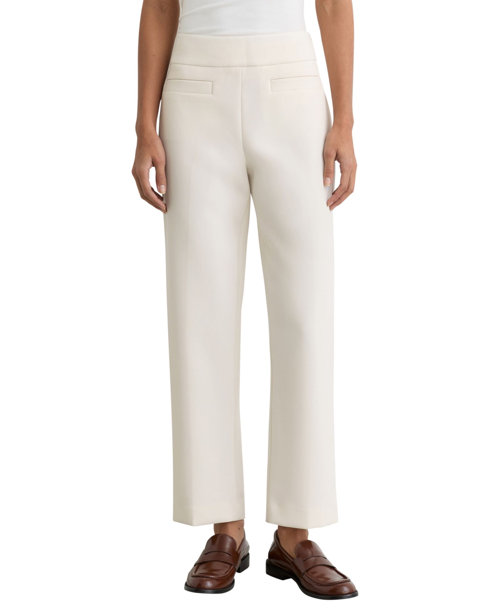 REISS Women's Welt-Pocket Tapered Trousers