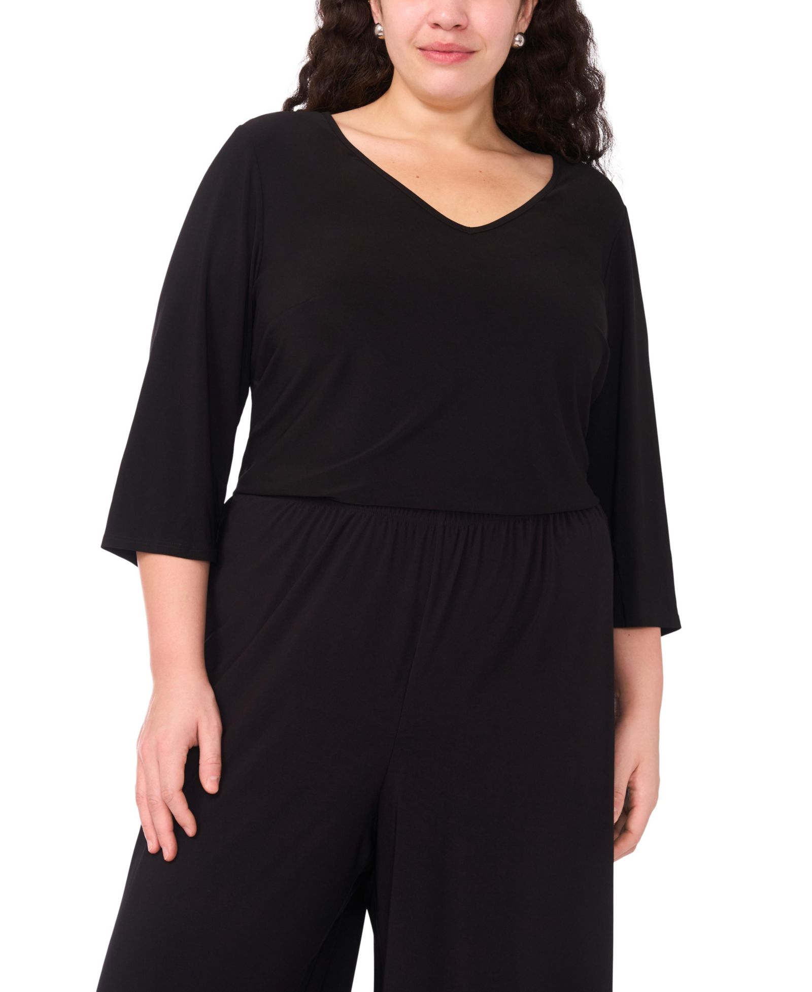 Vince Camuto Plus Size V-Neck Top