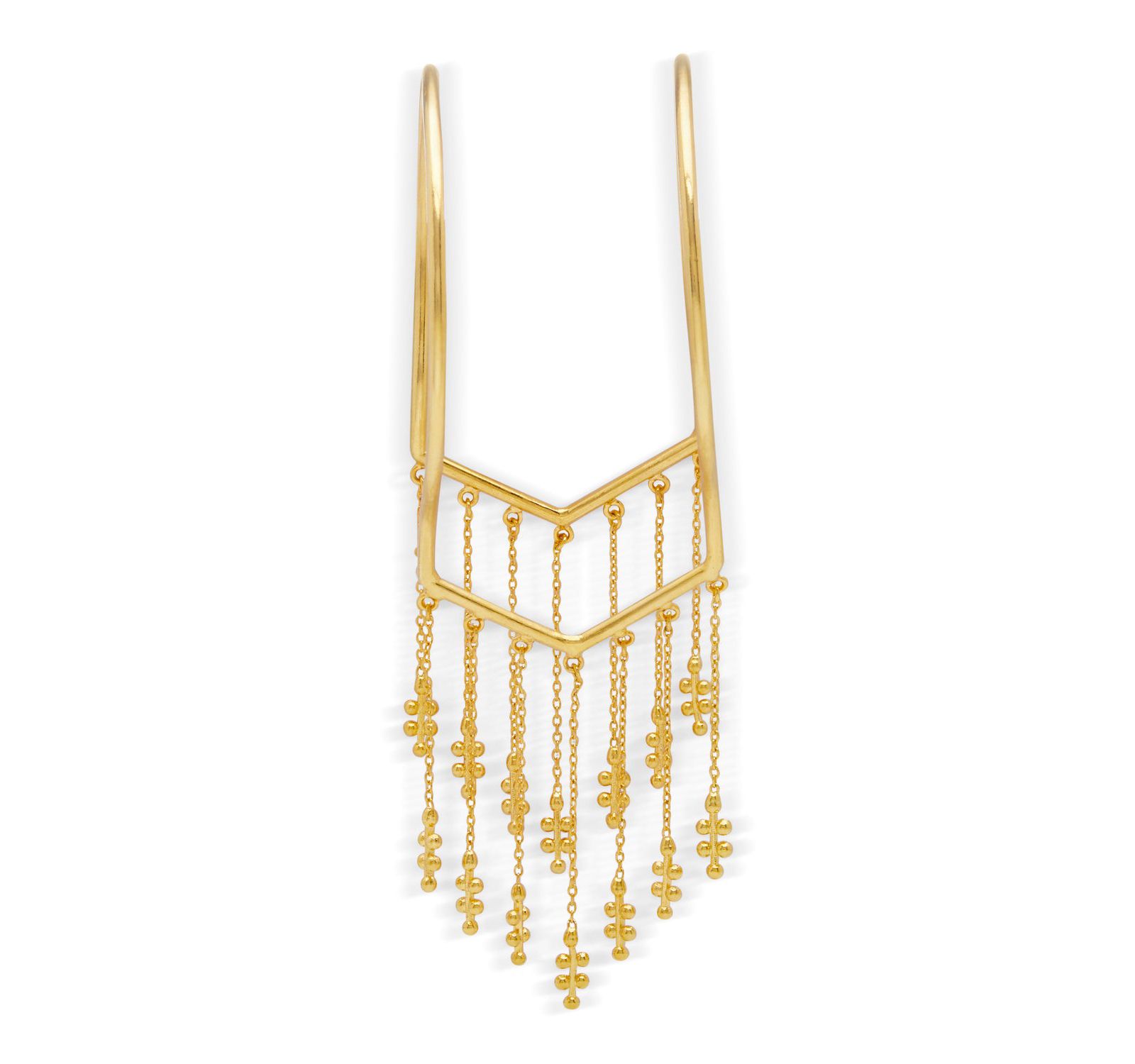 22k Gold Plated Adjustable Silsila Bracelet with Chains
