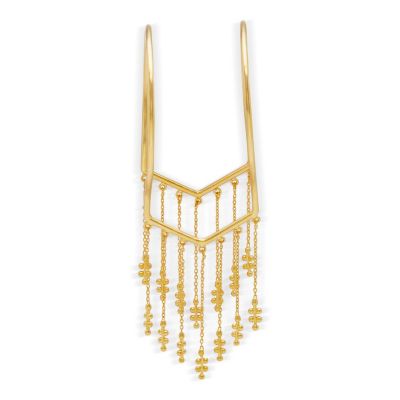 22k Gold Plated Adjustable Silsila Bracelet with Chains