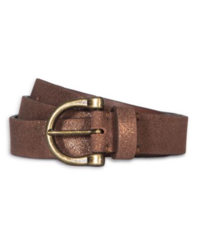 Frye Женский ремень Metallic Suede 25mm