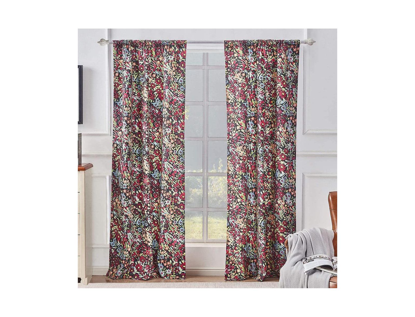 Barefoot Bungalow-Greenland Home Fashions Alice Window Panel Pair