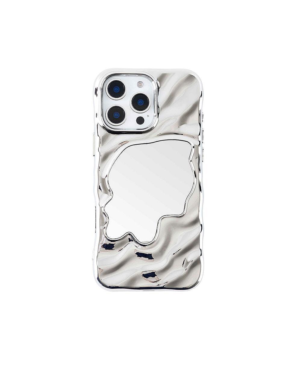 Чехол для iPhone 16 Pro Auramma Silver Mirror