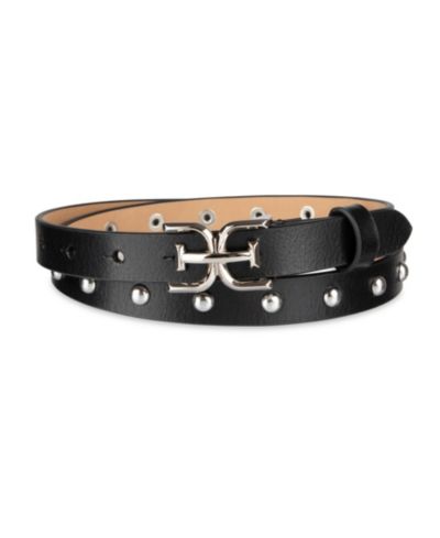 Женский ремень Sam Edelman Ultra Skinny Double-E Logo Plaque