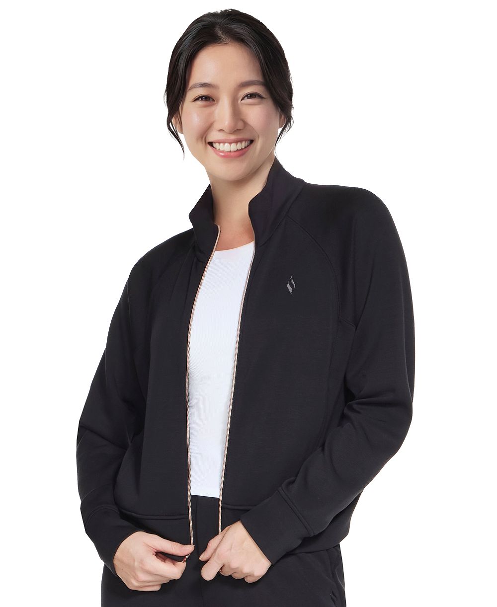 Skechers Women's Cozy Luxe Full-Zip Mock-Neck Jacket