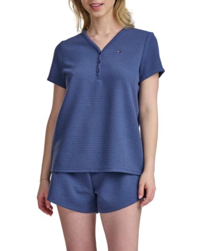 Tommy Hilfiger Женский комплект из 2 предметов: футболка Henley и боксеры