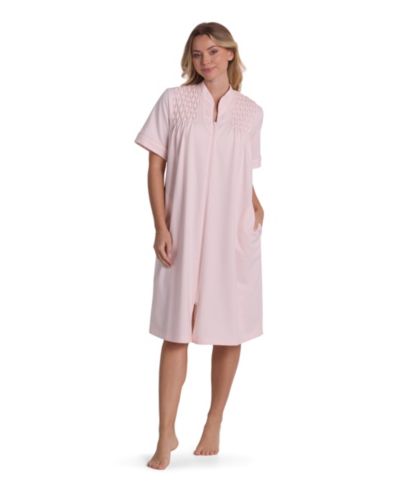 Miss Elaine женский халат Miss Elaine Short-Sleeve Zip