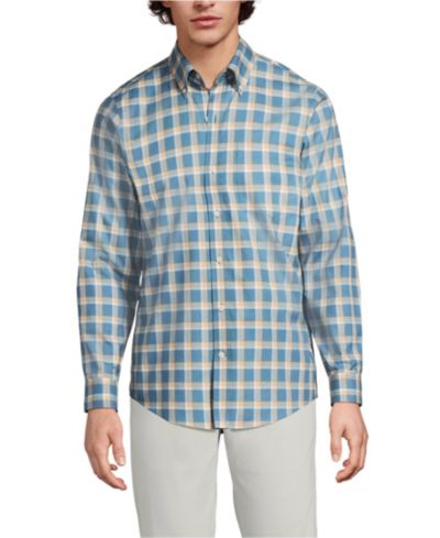 Lands' End Men's Traditional Fit No Iron Twill Shirt