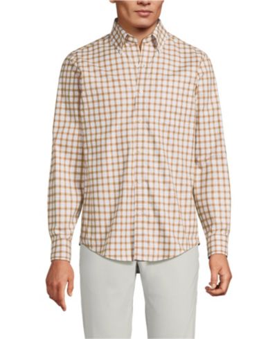 Lands' End Men's Traditional Fit No Iron Twill Shirt
