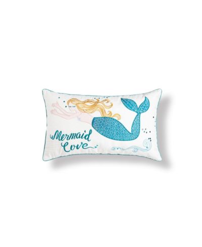 C&F Home декоративная накидка-подушка Mermaid Love, хлопок, 14" x 24
