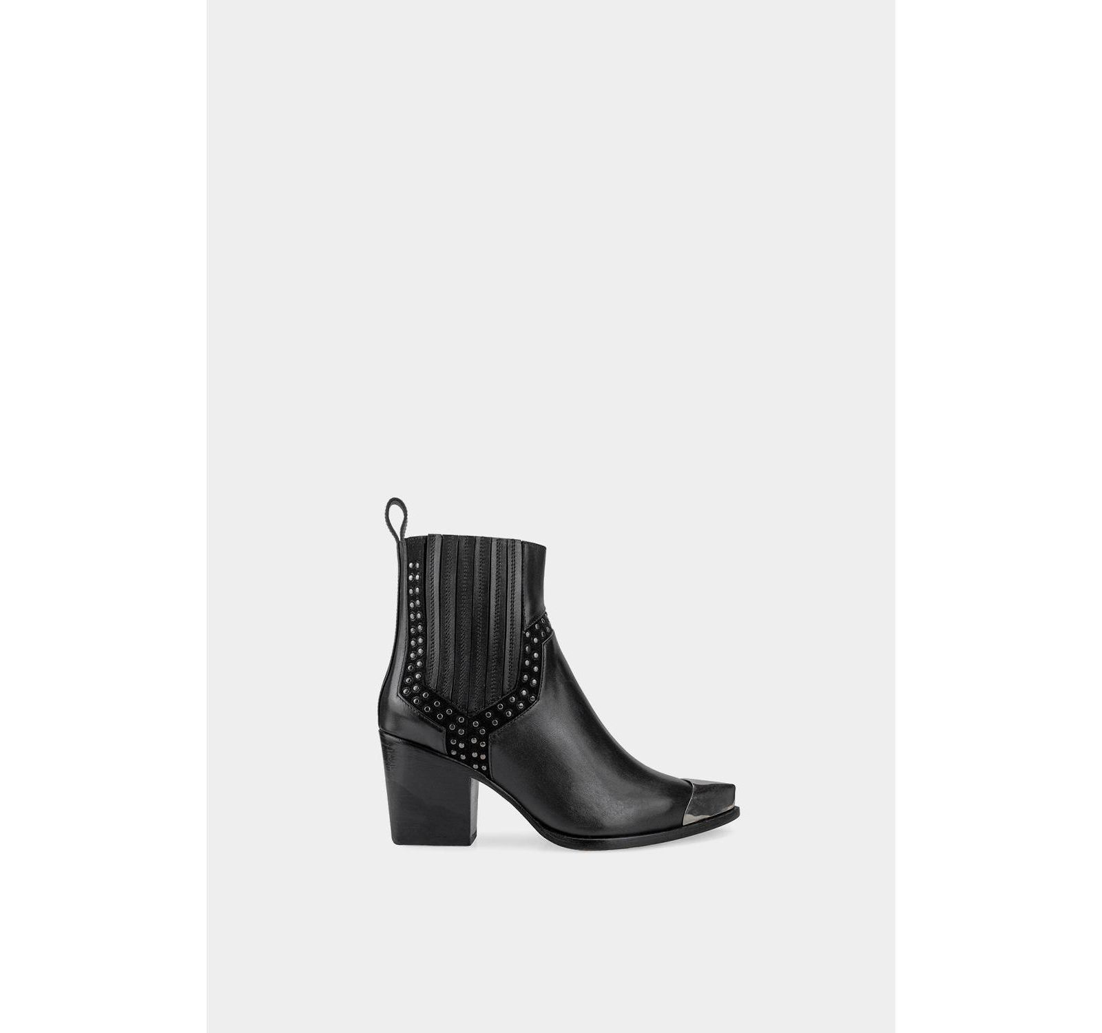 Dante Women's Exclusive Leather Ankle Boots Firehouse With Metal Tip