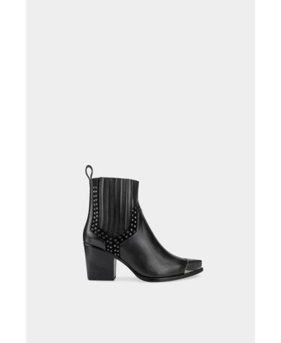 Dante Women's Exclusive Leather Ankle Boots Firehouse With Metal Tip