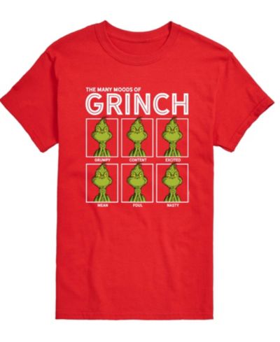 Мужская футболка AIRWAVES с принтом Many Moods of Grinch