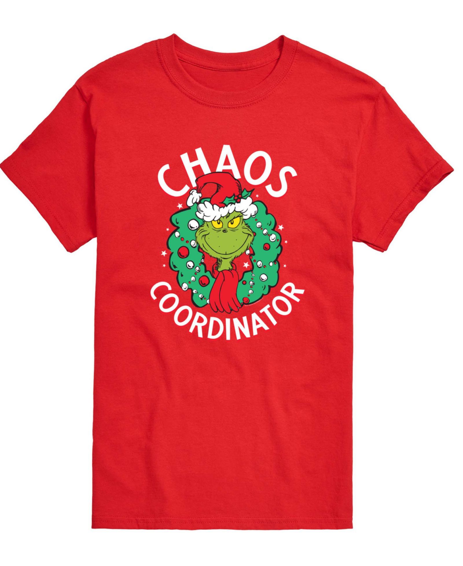 Мужская футболка AIRWAVES Grinch Chaos Coordinator Graphic Crewneck