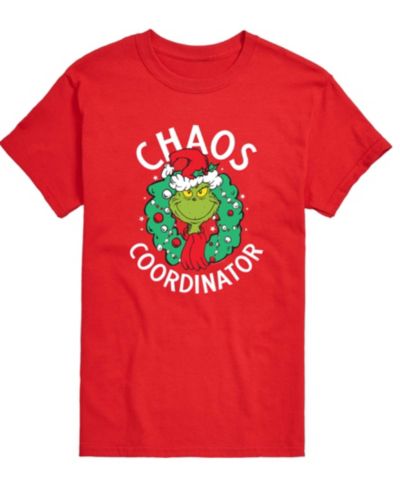 Мужская футболка AIRWAVES Grinch Chaos Coordinator Graphic Crewneck