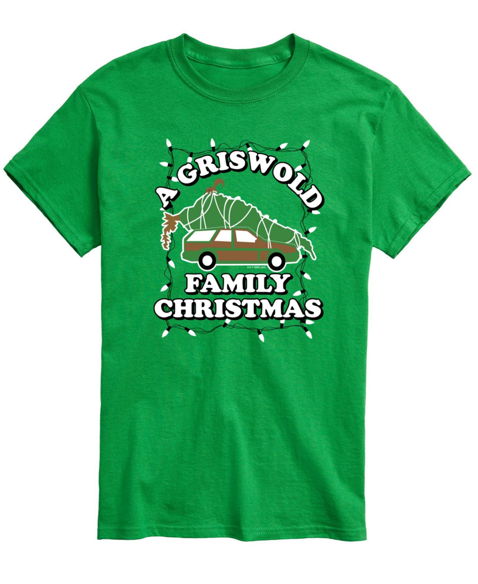 Мужская футболка AIRWAVES с графикой Griswold Family Christmas Tree