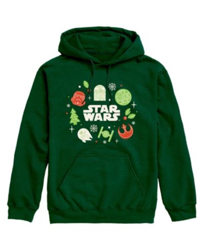 AIRWAVES Мужское худи Star Wars Christmas Logo Classic-Fit с графическим принтом