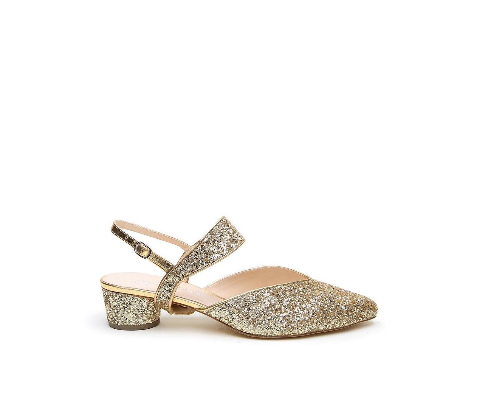 Alterre Women's Gatsby Glitter Elsie Customizable V Slide