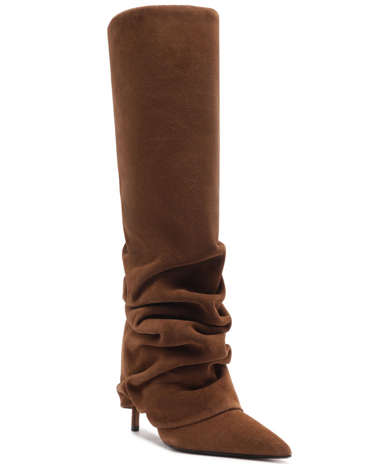 Schutz Women's Mikki Up Cloak Pointed Toe Dress Boots