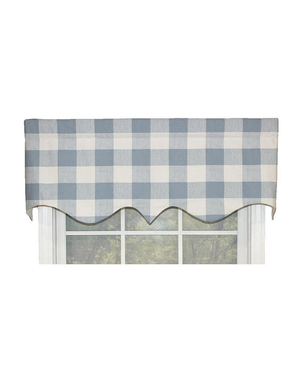 Шторы-валанс RLF Home Grande Check Regal Style 3inch Rod Pocket