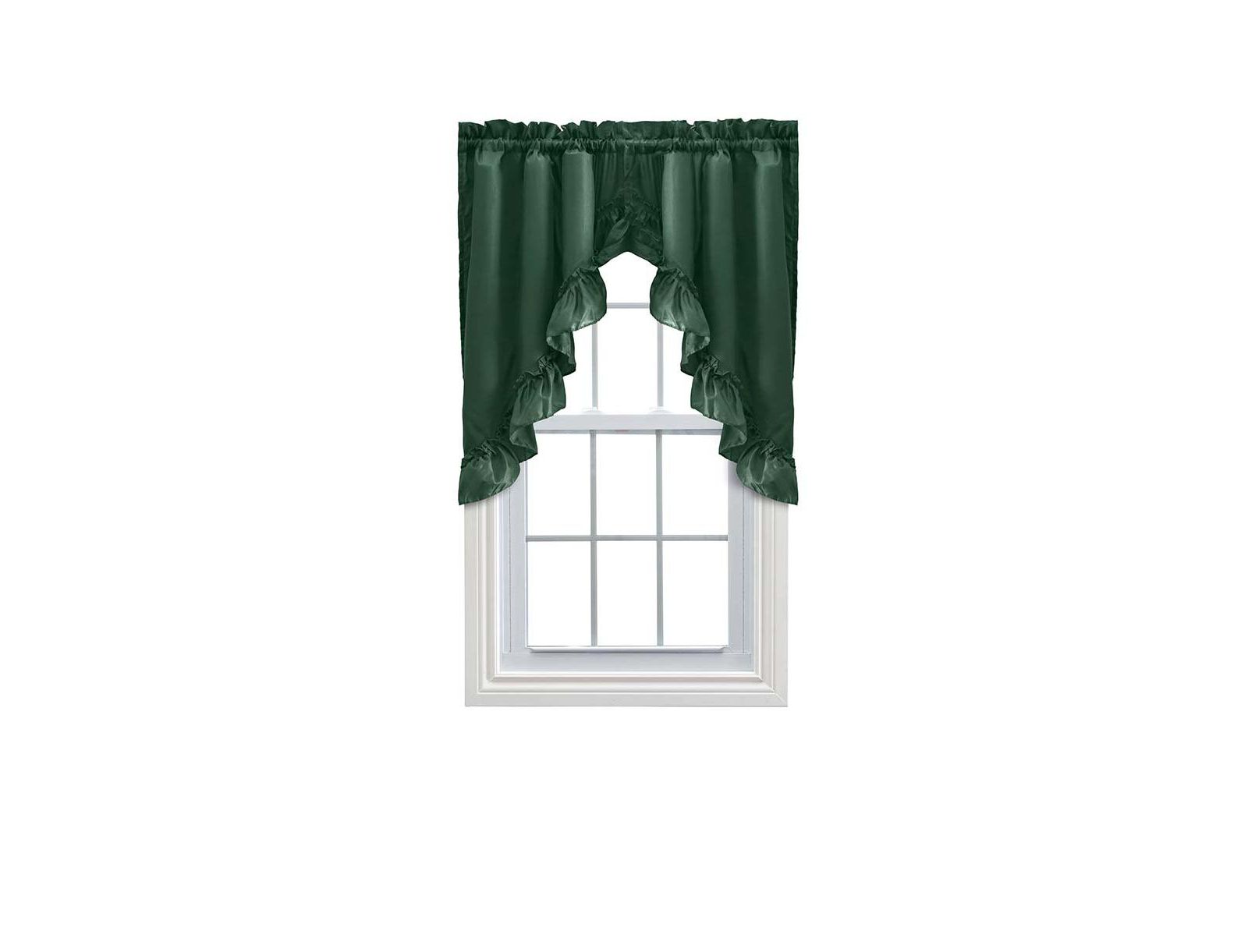 Ellis Curtain Ellis Stacey шторы с подхватами, высококачественная ткань, однотонный цвет, Harvest 60"x38"