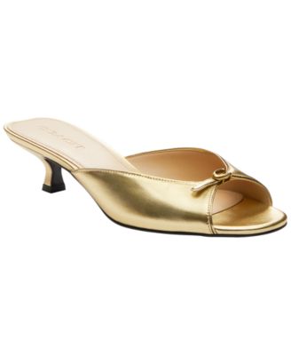 Женские сандалии COACH Kitten Heel Round Toe Dress