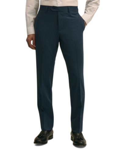 Мужской Pinstripe Classic-Fit Suit Trousers