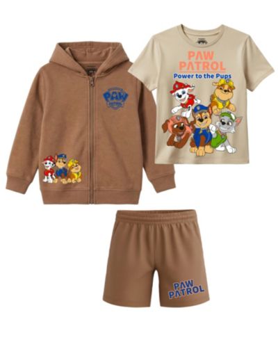 Paw Patrol Детский набор: футболка, свитшот и шорты с принтом, 3 предмета, 2T-7