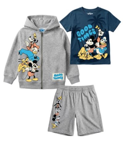 Mickey Mouse Детский набор: футболка, свитшот и шорты, 3-piece set