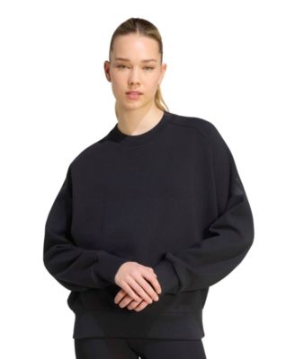 adidas Женская свободная толстовка с круглым вырезом и длинным рукавом Soft Lux