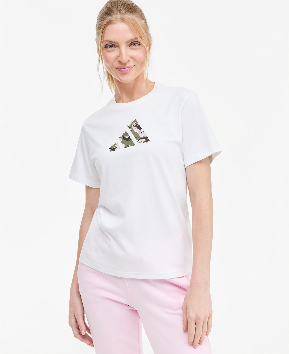 adidas Women's Camo T Camo-Print T-Shirt