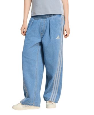 adidas Женские свободные брюки Stadium Washed Denim