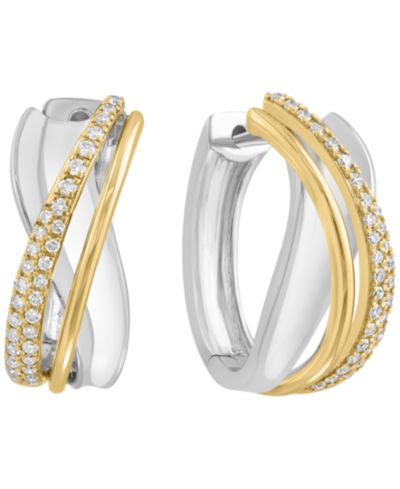 Серьги EFFY Collection с бриллиантами в напылении 14k Gold
