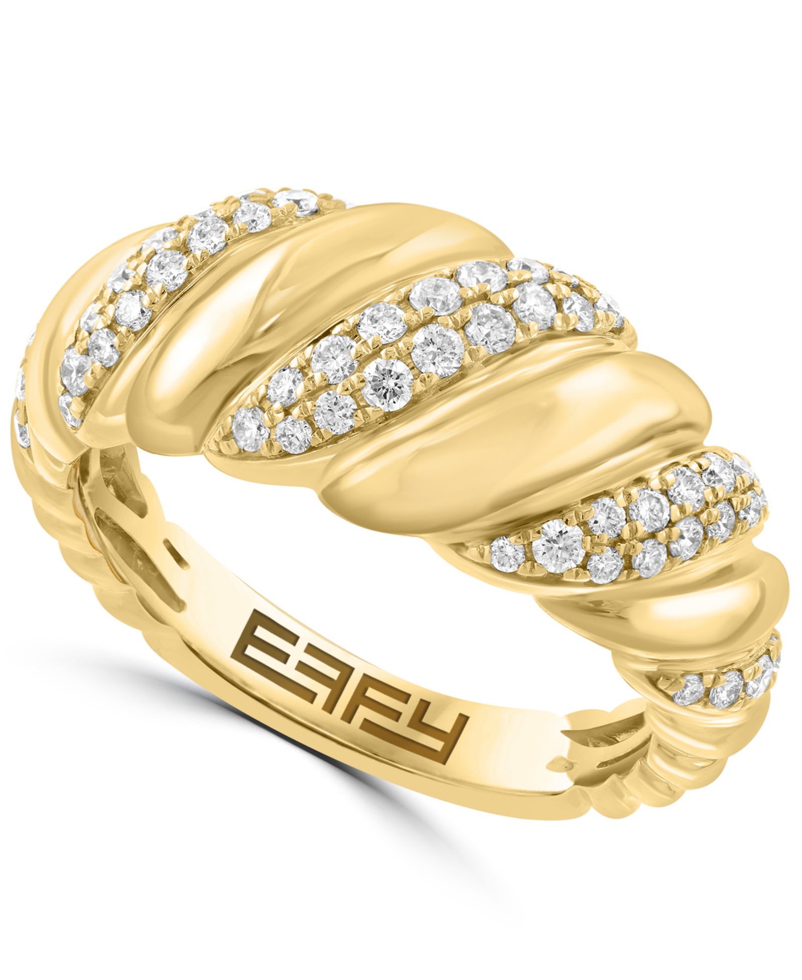 EFFY Collection кольцо с бриллиантом (1/2 ct. t.w.) в 14k Yellow Gold