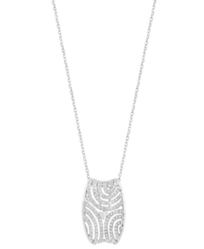 Подвеска EFFY Collection Diamond Pendant Necklace в 14k White Gold