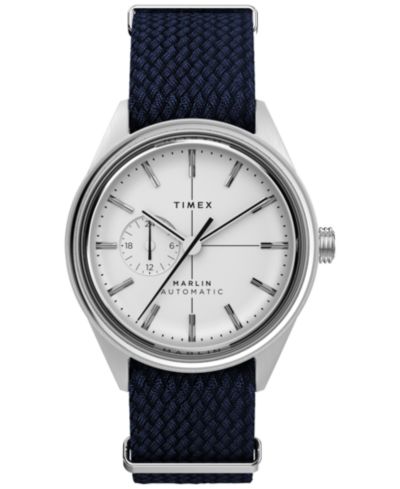 Мужские автоматические часы Timex Blue Fabric Watch, 38mm