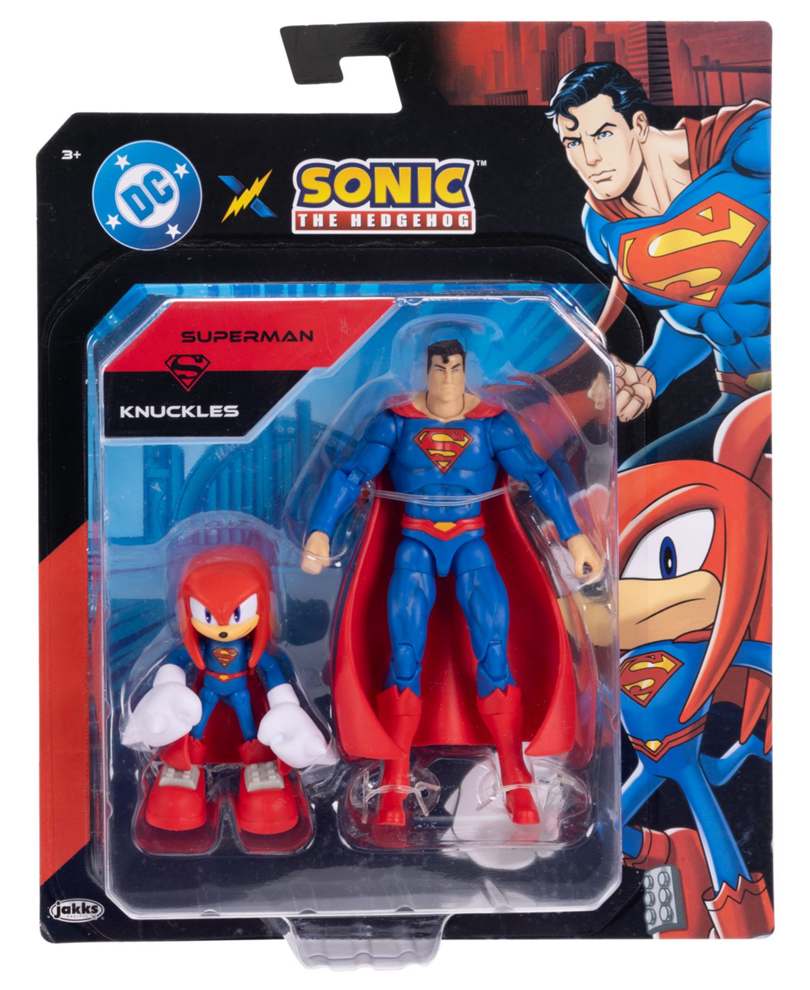 Sonic The Hedgehog фигурки Knuckles и Superman