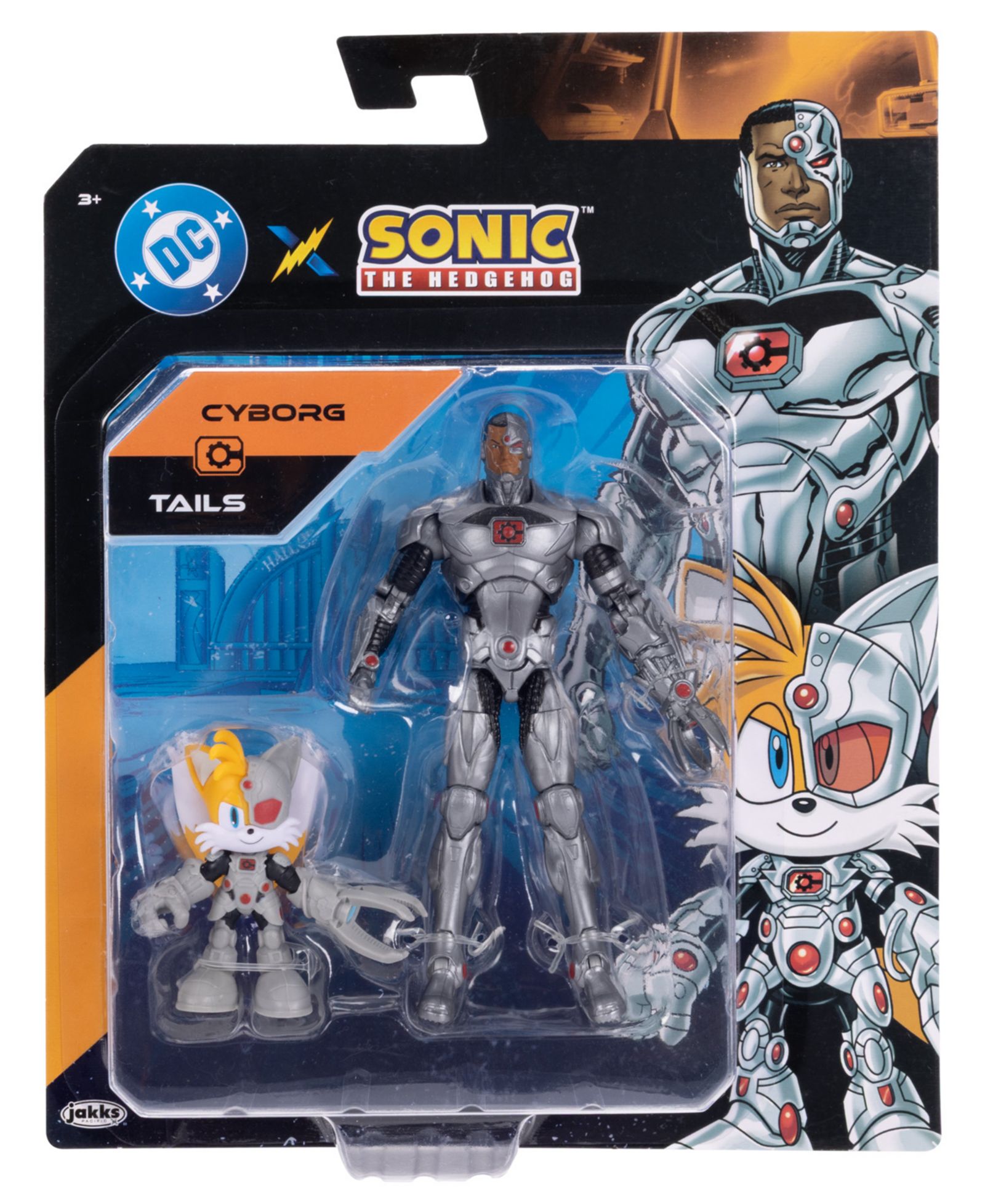 Sonic The Hedgehog Tails and Cyborg фигурки