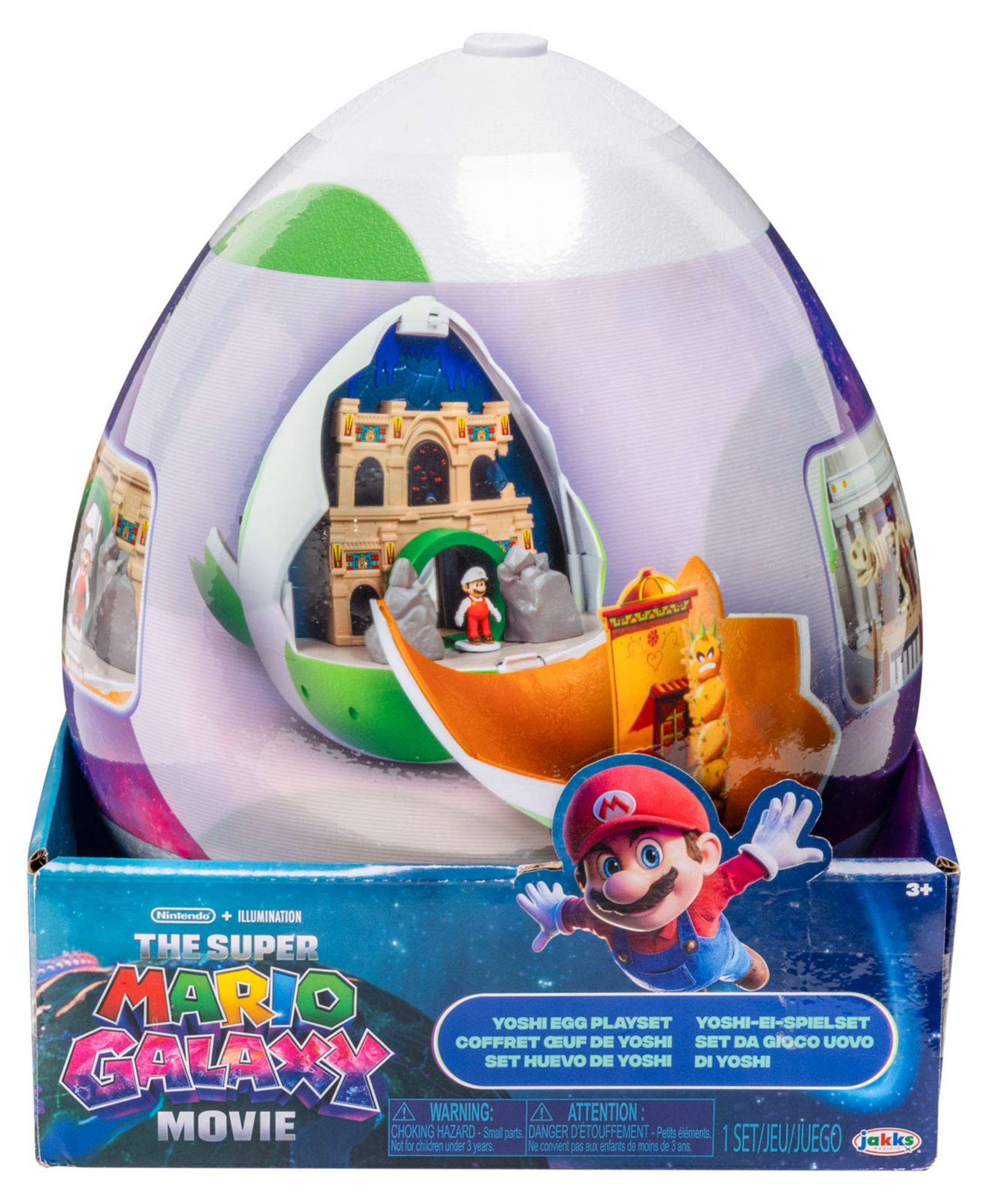 Super Mario Gateway Galaxy Yoshi Egg Playset, Ages 3+