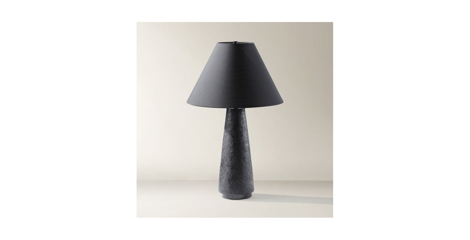 Z Gallerie Beton Table Lamp - Black