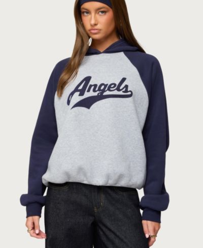 Женское оверсайз худи Edikted Angels Raglan