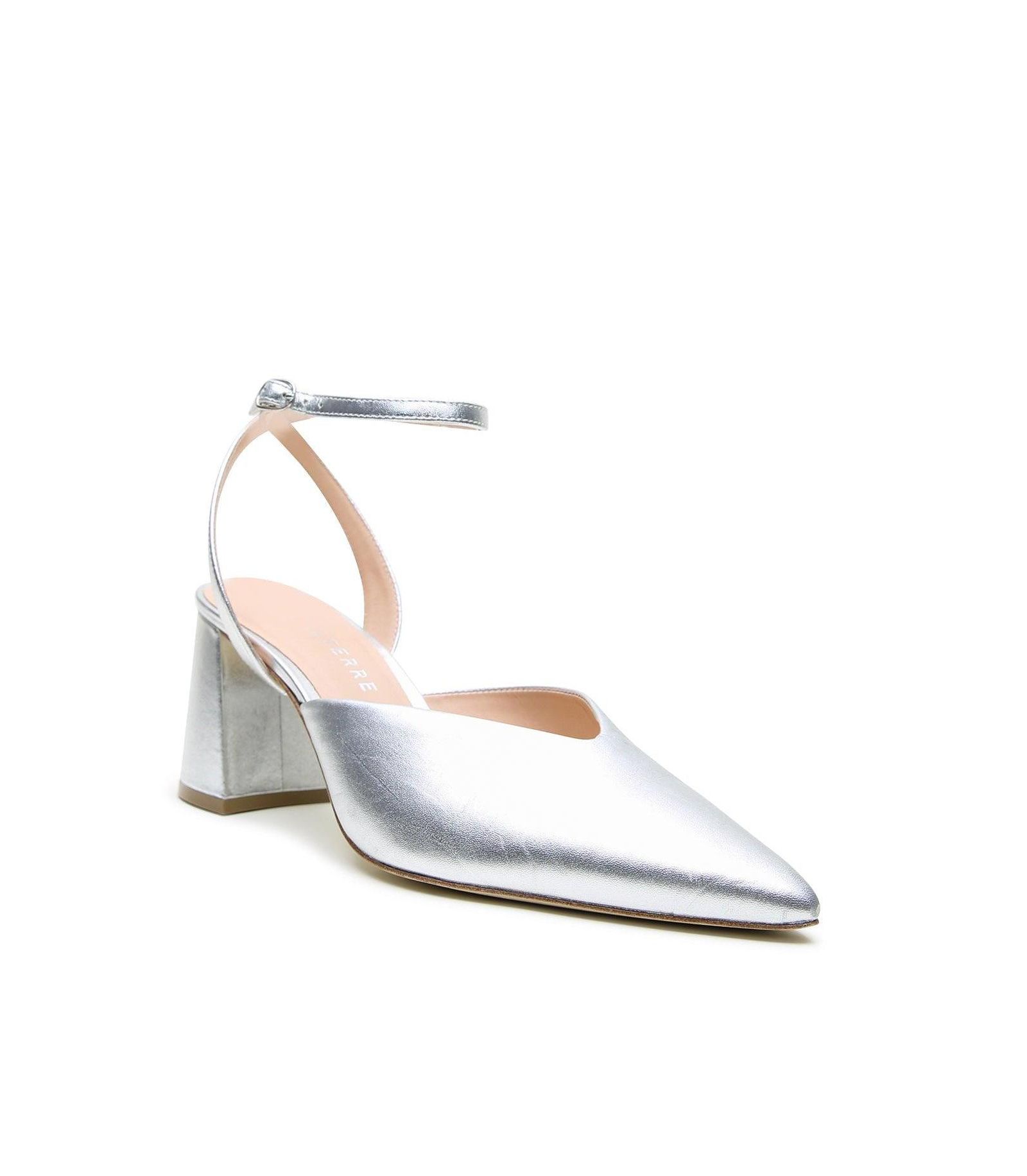 Alterre Women's Marilyn Silver Customizable V Mule