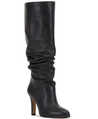 Vince Camuto Women's Sorina Slouchy Wide-Calf Knee-High Dress Boots