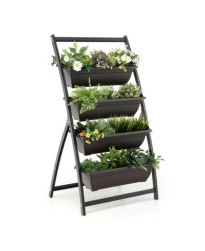 Садовая грядка SUGIFT 4-Tier Vertical Raised Garden Bed с 4 контейнерами