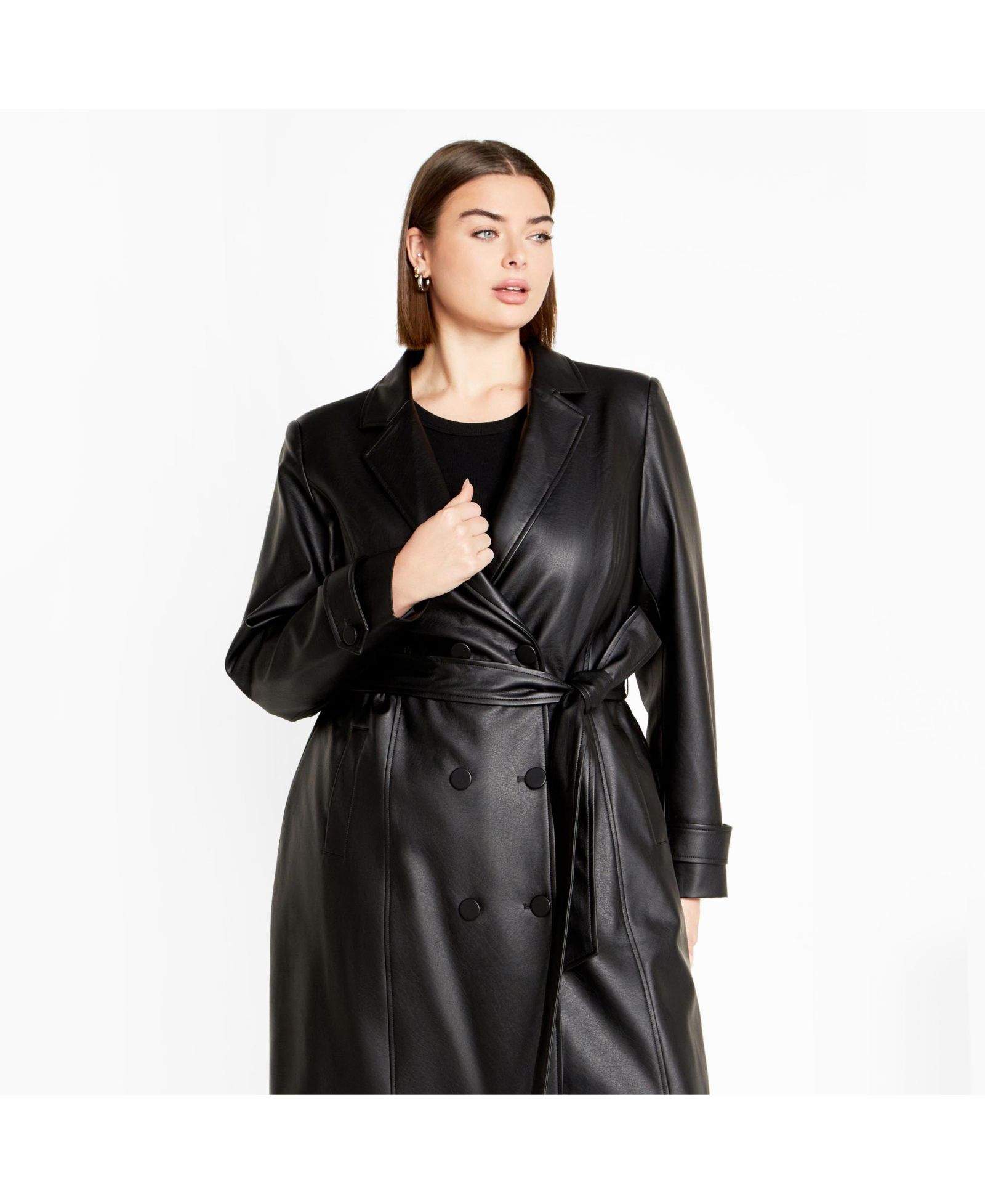 CITY CHIC Plus Size Phylis Trench Coat