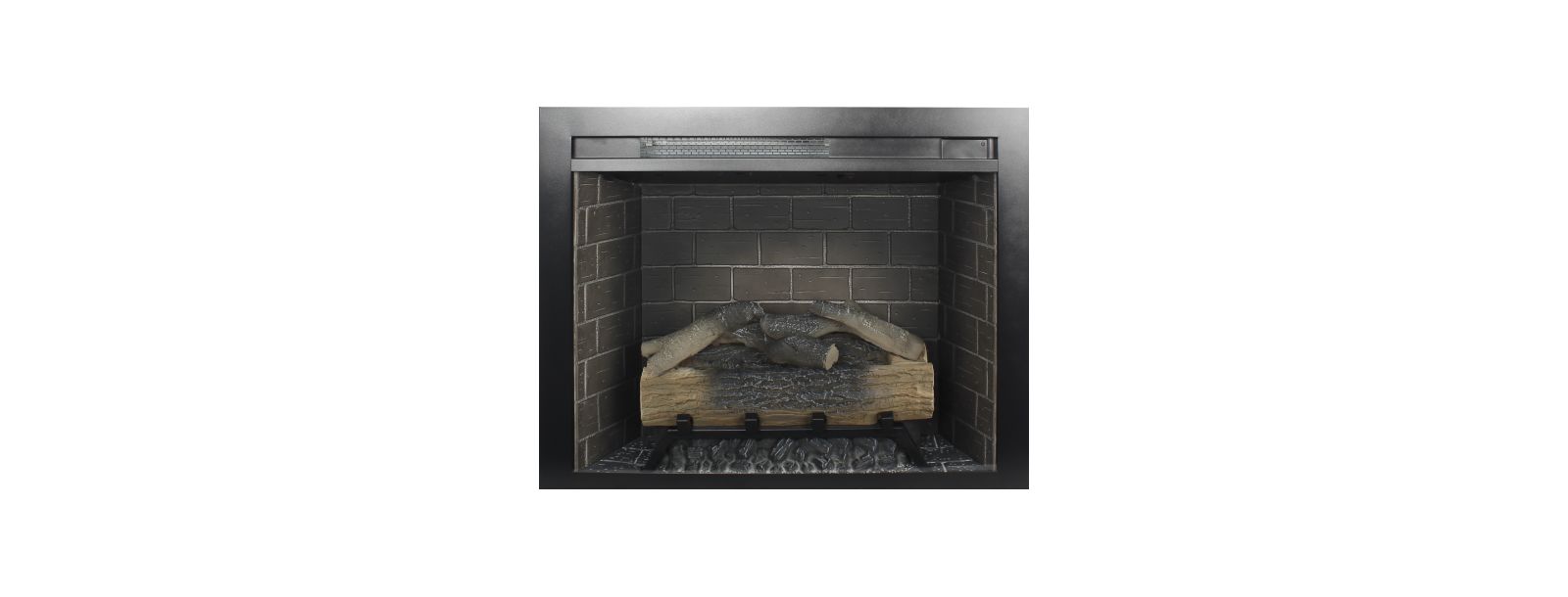 Flynama 28 inch Infrared Electric Fireplace Insert, Touch Panel Home Decor Heater, Smokeless Firebox With fixed Trim Kit.With Crackling Sound